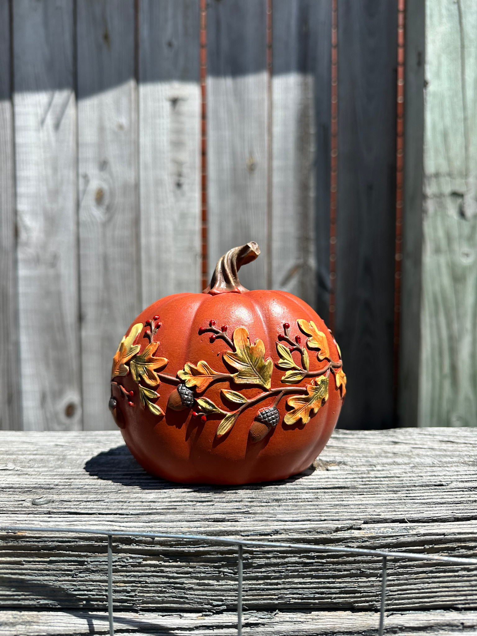 Harvest Pumpkin w/ Acorn Vine