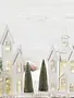 20.75'' Battery Operated Curved Shimmer Village (2-Styles) Tree's