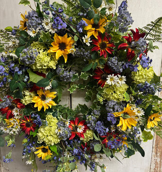 Custom Summer Gatherings Wreath