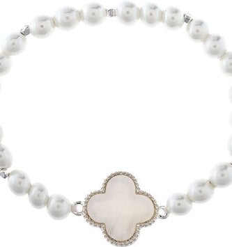 Pearl & Clover Bracelet