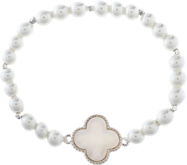 Pearl & Clover Bracelet