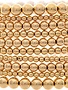 Gold Bead Stretch Bracelet Set