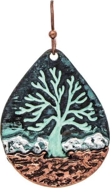 Oasis Landscape Teardrop Earring