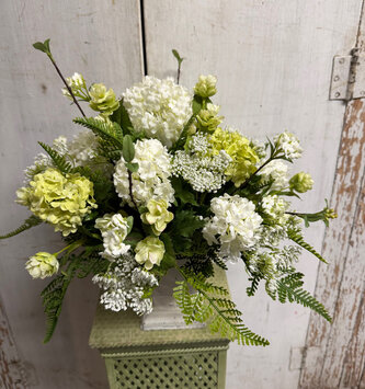 Custom Two Tone Snowball Arrangement