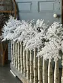 6' Snowy Hemlock Garland w/ Cones