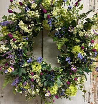 Custom Perennial Garden Wreath