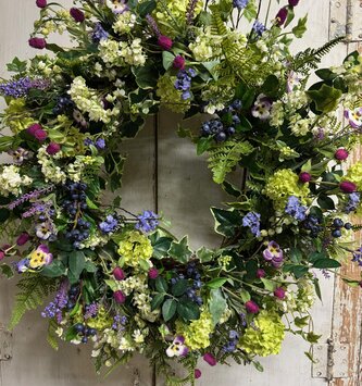 Custom Perennial Garden Wreath