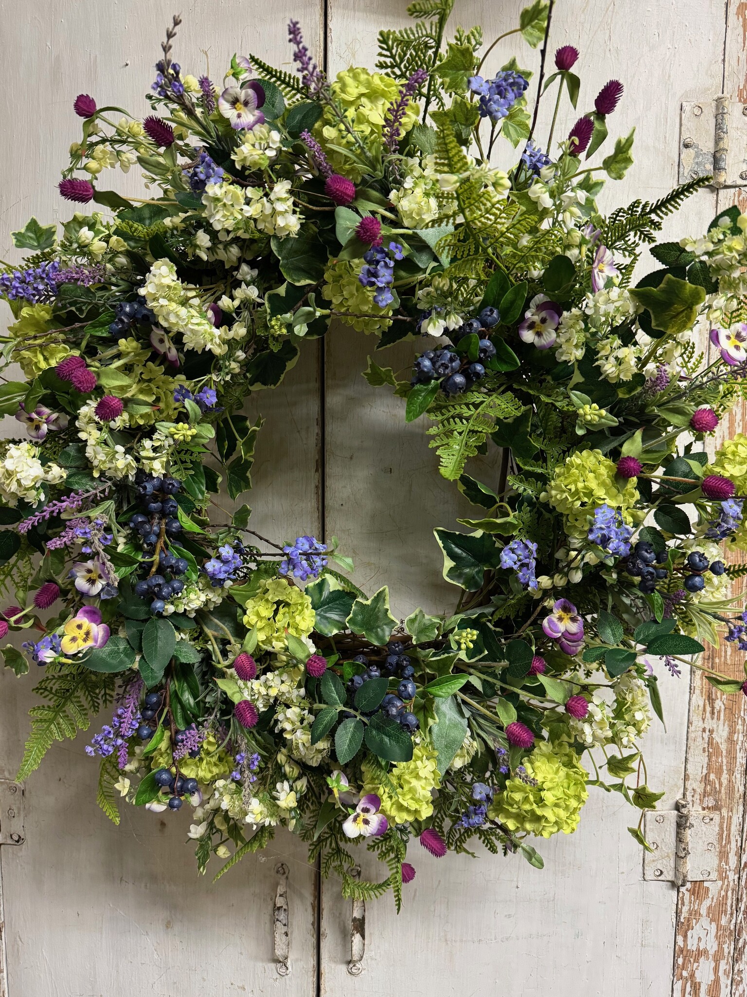 Custom Perennial Garden Wreath