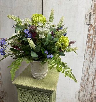 Custom Forget Me Not Wildflower Arrangement