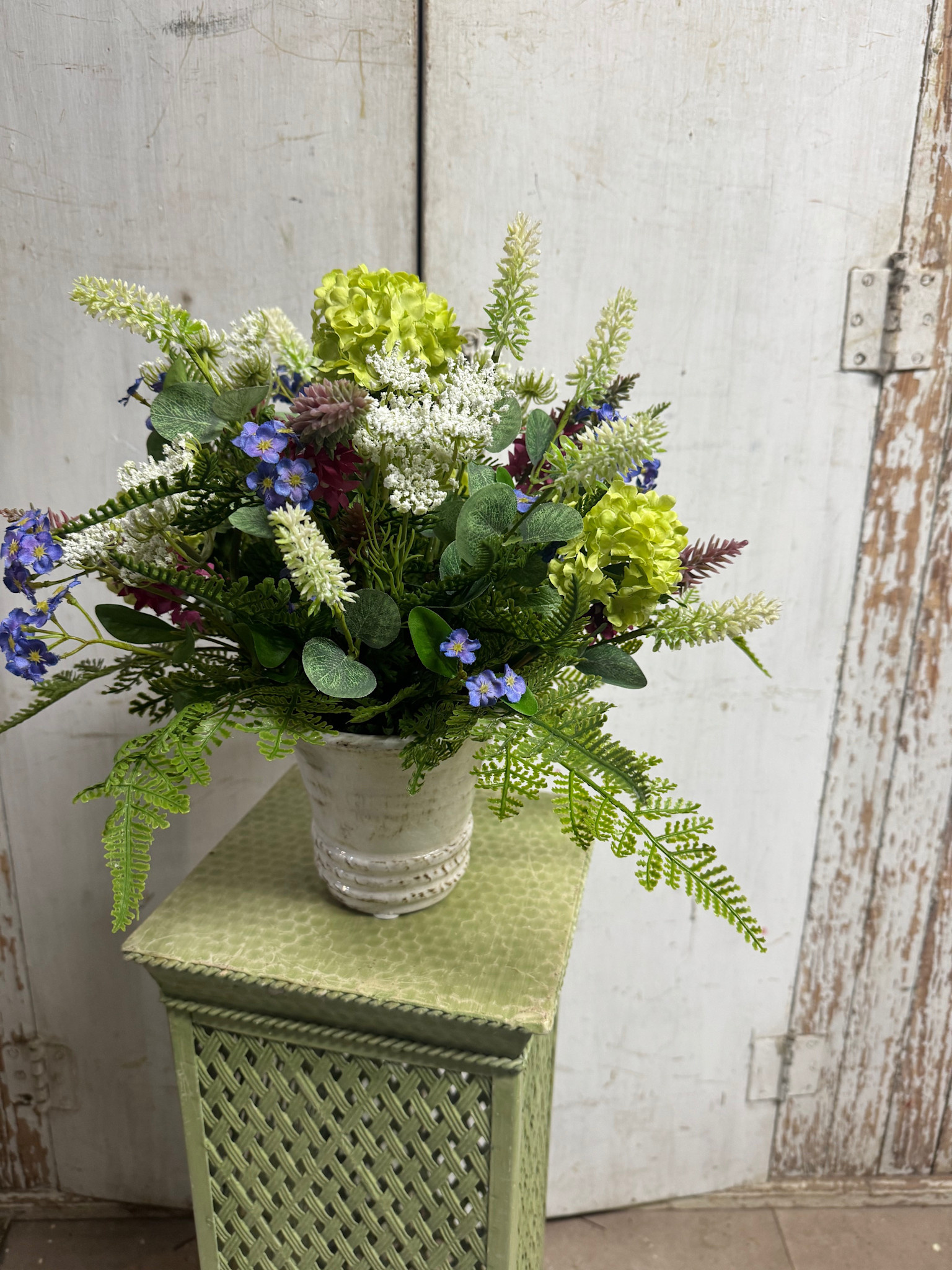 Custom Forget Me Not Wildflower Arrangement