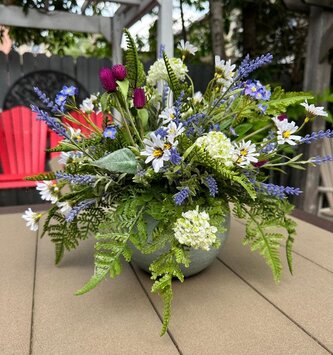 Custom Lavender Wildflower Arrangement