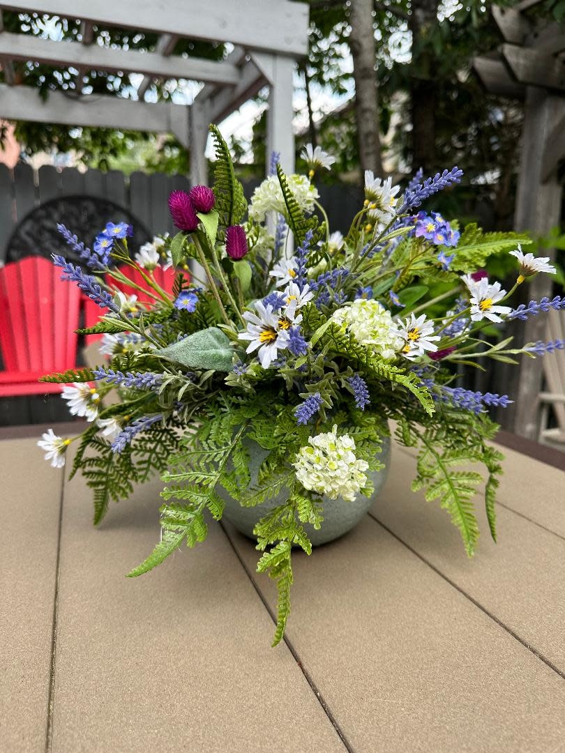 Lavender Wildflower Arrangement