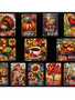 Vibrant Fall Magnets (12-Styles)