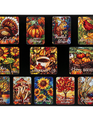 Vibrant Fall Magnets
