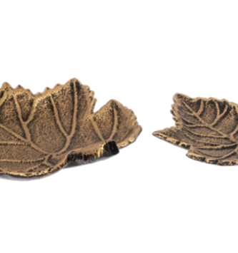 Golden Leaf Dish (2-Sizes)