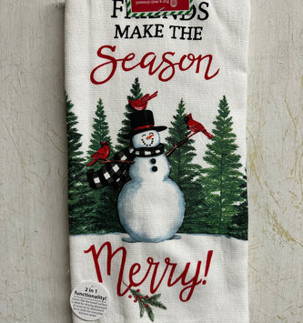 Friends Make the Season Kitchen Towel