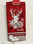 Red Peace Deer Kitchen Towel