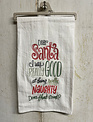 Santa Good Flour Sack Towel