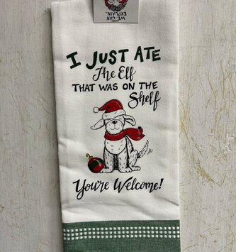 Ate the Elf Tea Towel