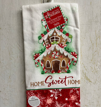 Gingerbread Sweet Home Kitchen Towel