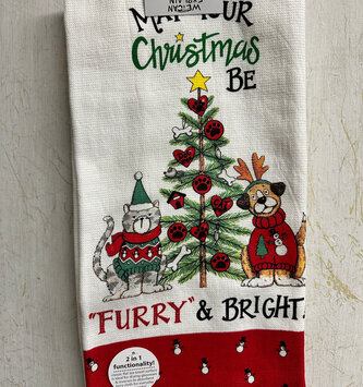 Furry & Bright Kitchen Towel