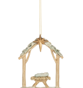 Baby Jesus in Manger Ornament Baby Jesus in Manger Ornament