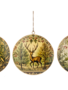 Classic Disk Buck Ornament (3-Styles)