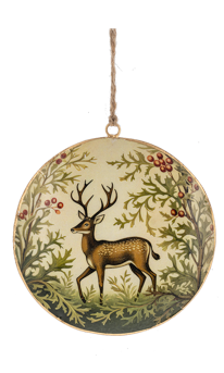 Classic Disk Buck Ornament