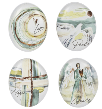 Inspirational Art Rocks (4-Styles)