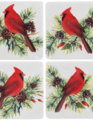 Set of 4 Cardinal Coasters