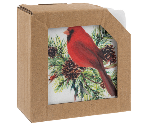 Set of 4 Cardinal Coasters