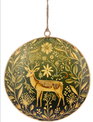 Classic Disk Buck Ornament