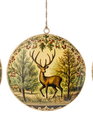 Classic Disk Buck Ornament