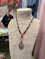 Beaded Peace Sign Necklace