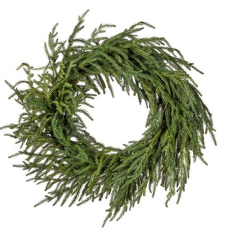 24" Just Cut Norfolk Pine Wreath