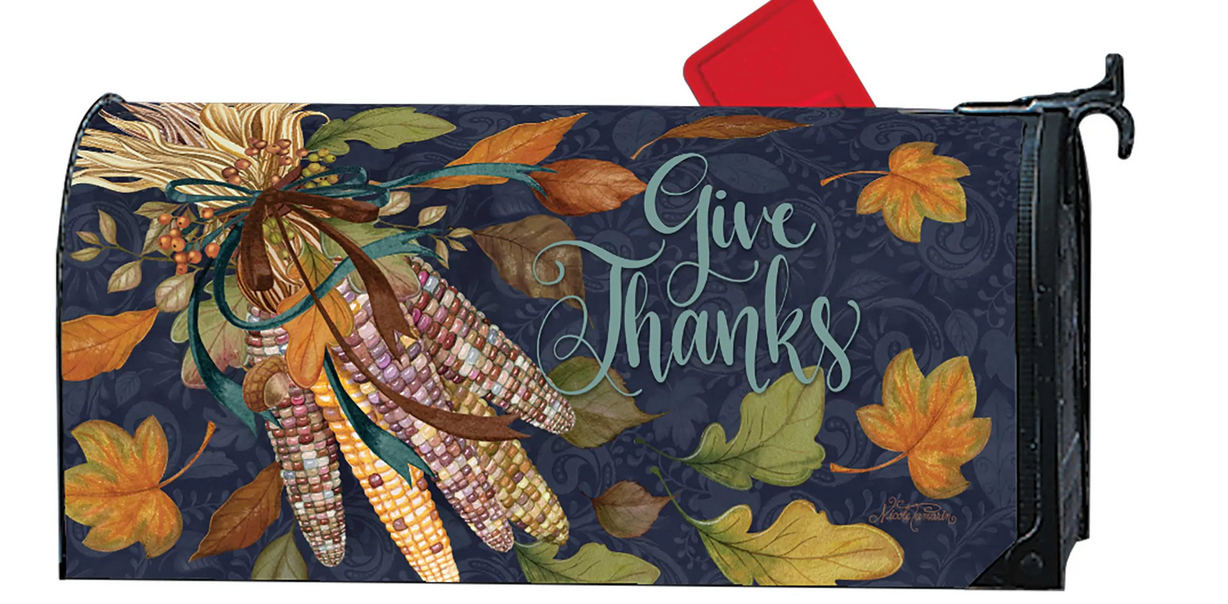 Fall Mailbox Wrap (7-Styles)