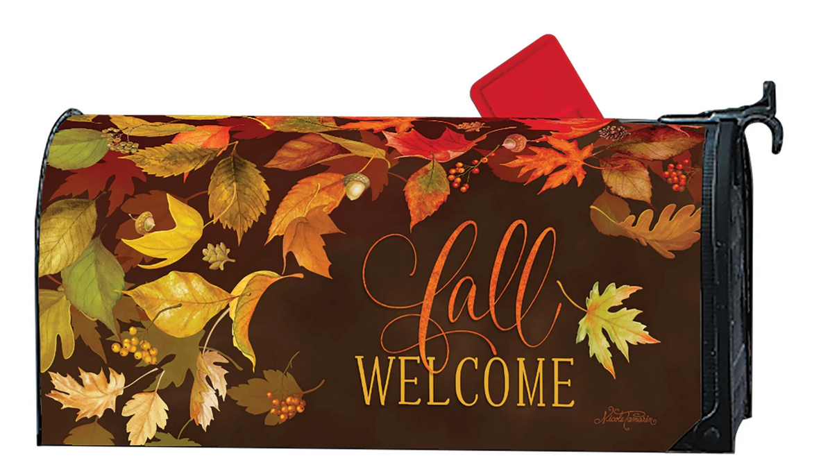 Fall Mailbox Wrap (7-Styles)
