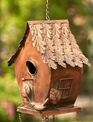 Antique Copper Hanging Birdhouse Wind Chime (4-Styles)