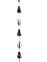 72" Antique Bronze Pinecone Rain Chain