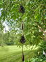 72" Antique Bronze Pinecone Rain Chain