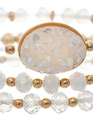 Glass Beaded Stretch Bracelet