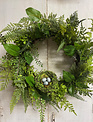 Custom Fern & Nest Wreath