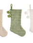 Chenille Pom Pom Christmas Stocking (3-Colors)