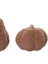 Set of 3 Brown Harvest Pumpkins