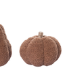 Set of 3 Brown Harvest Pumpkins
