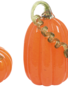 Set of 3 Handspun Glass Pumpkins