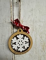 Wooden Blowing Rock Ornament (3-Styles)