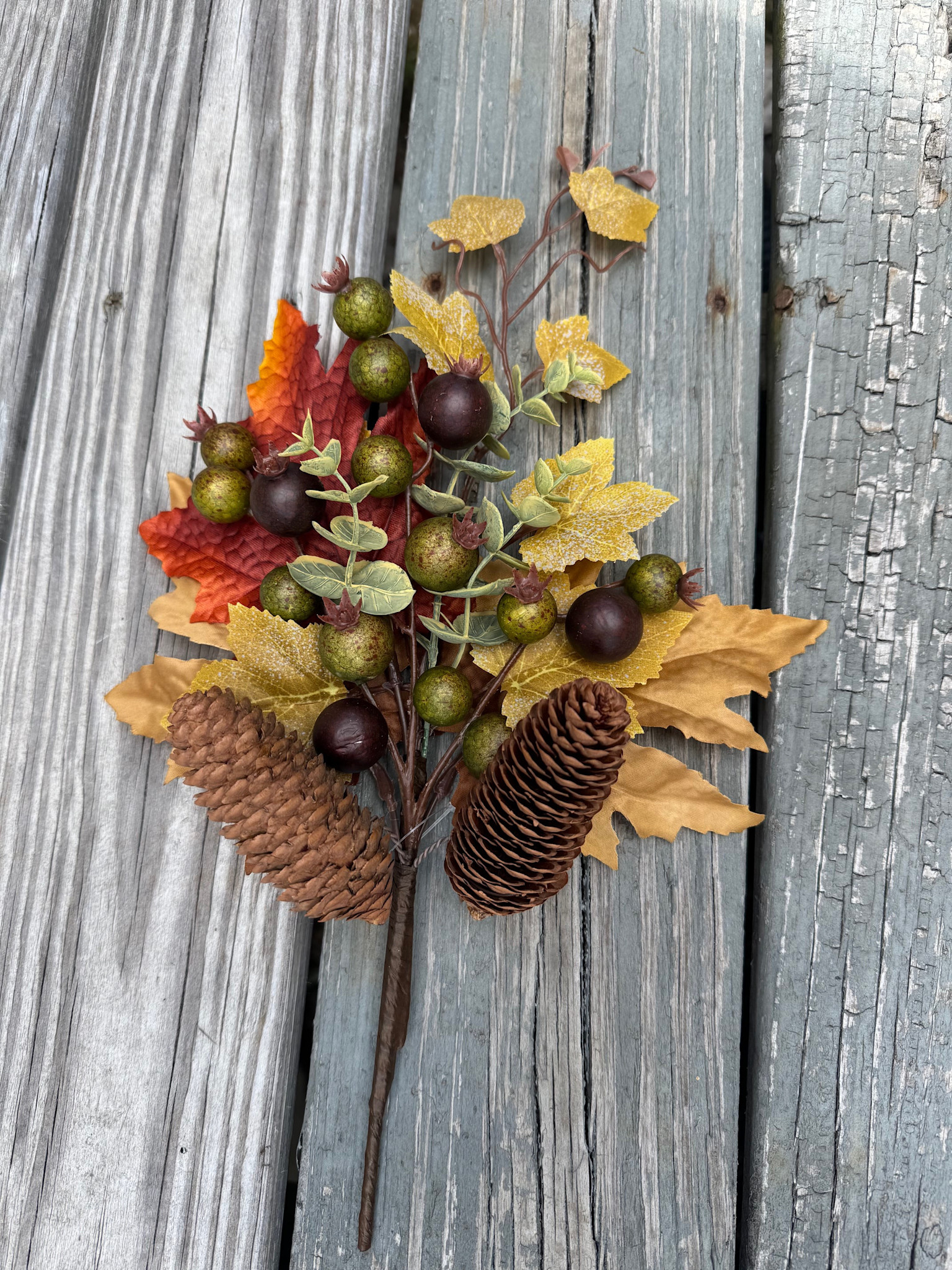 Autumn Maple Leaf Berry Pick