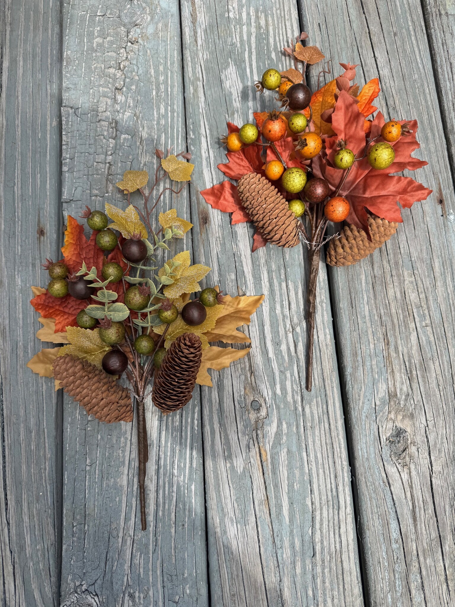 Autumn Maple Leaf Berry Pick