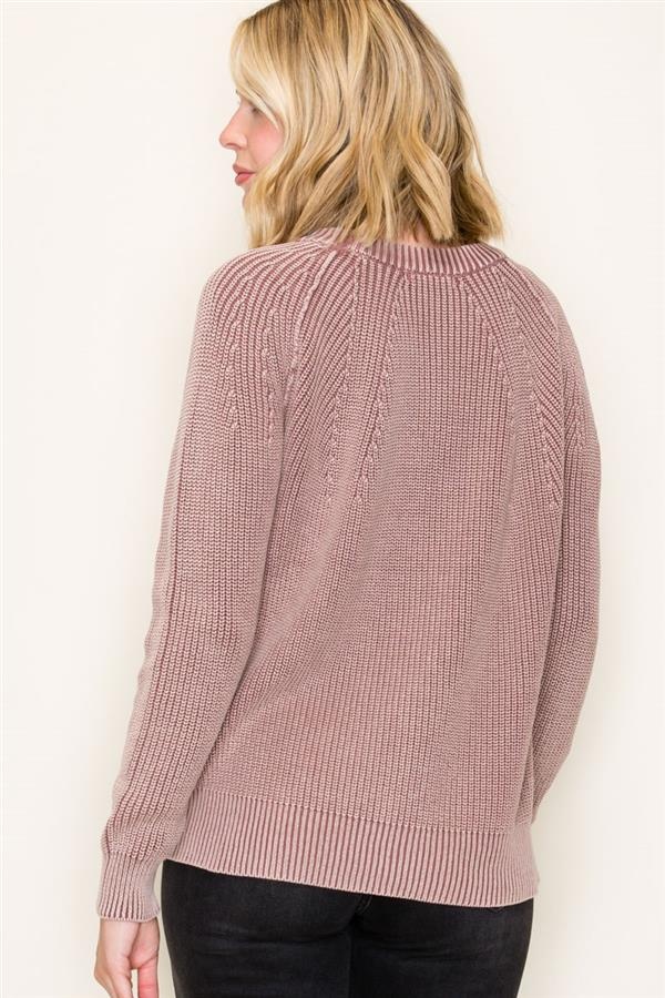Stonewashed Crewneck Sweater By: Staccato